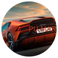 Opłatek na tort Urodziny Lamborghini Samochód Auto Logo Fura Bryka 18 30 40