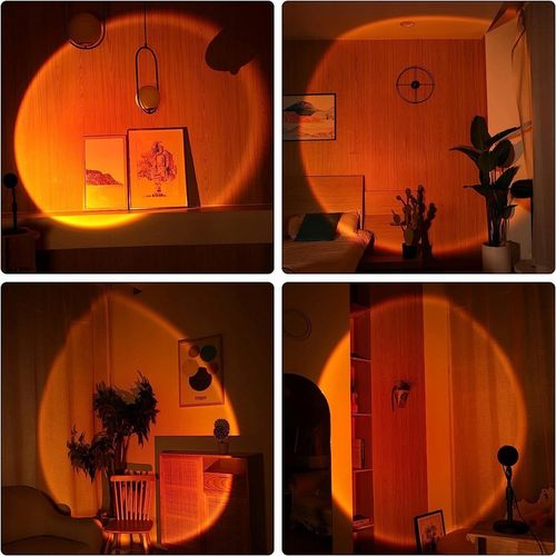 LAMPA NASTROJOWA PROJEKTOR IMITACJA ZACHODU SŁOŃCA na Arena.pl