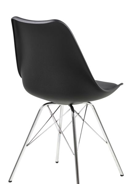 Krzesło Eris PP czarne z tworzywa zdjęcie 5