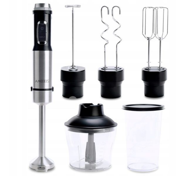 Mocny Blender Ręczny Wielofunkcyjny 5W1 Tytanowe Ostrze Zeegma Handy Chef zdjęcie 3