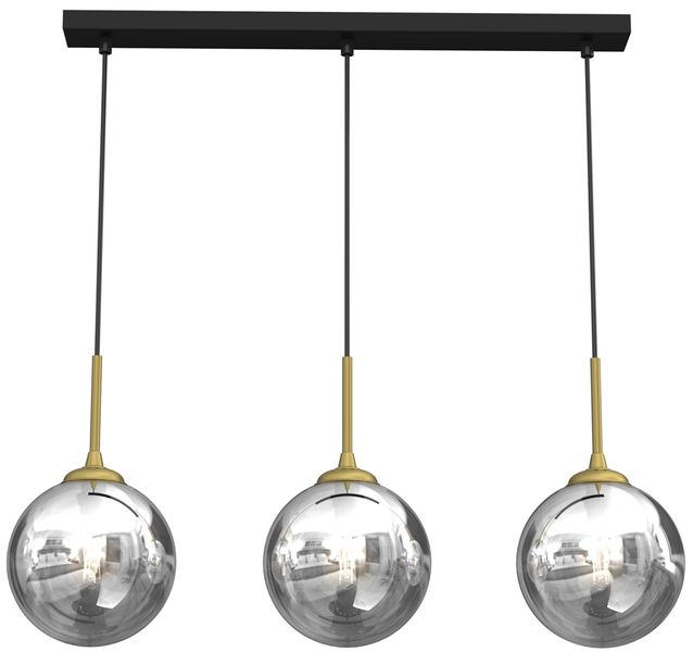 Lampa wisząca Reflex MLP8415 loftowe kule przydymione złote zdjęcie 2