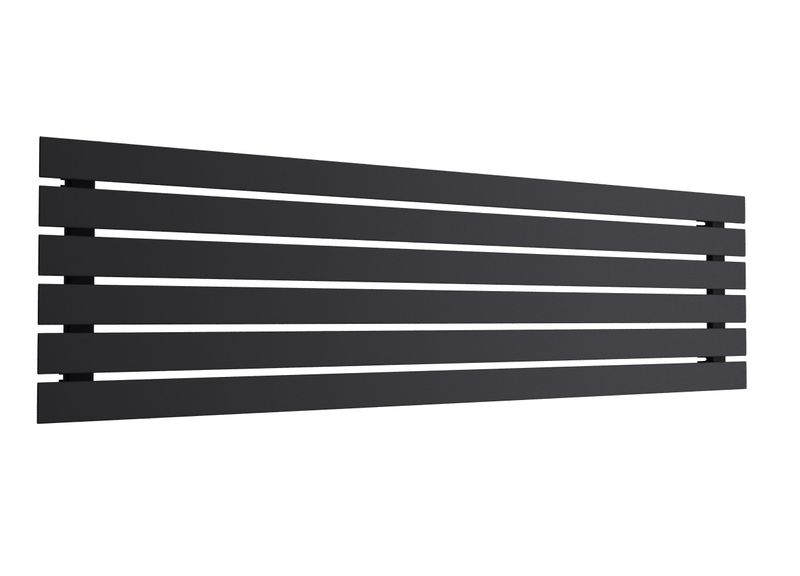 Grzejnik pokojowy poziomy BELLOSLIM 45x140 grafit zdjęcie 4