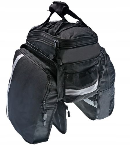 TORBA SAKWA ROWEROWA NA ROWER BAGAŻNIK + POKROWIEC Pojemna Wygodna Solidna na Arena.pl