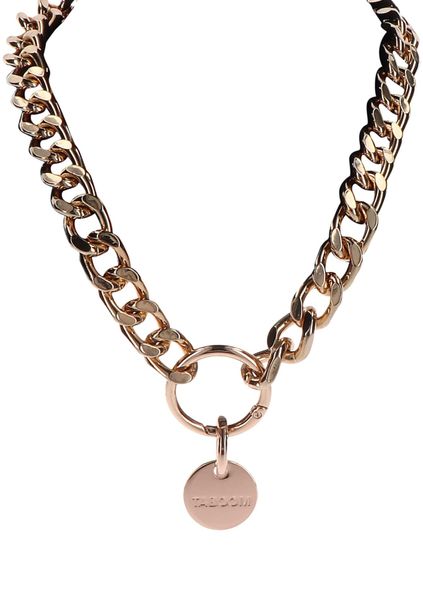 Statement Collar And Leash Rose Gold zdjęcie 8