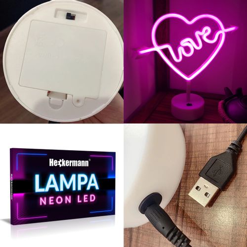 Neon Led Heckermann Stojący Love na Arena.pl