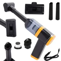 Odkurzacz samochodowy bezprzewodowy ręczny 120w akumulatorowy do auta domu