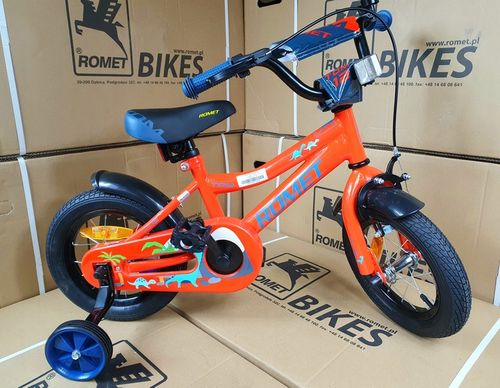 Rower rowerek dziecięcy dla chłopca Romet Tom 12 Czerwony na Arena.pl