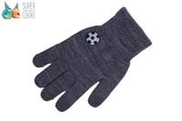 Rękawiczki pięciopalczaste piłka dotykowe grafit 16cm