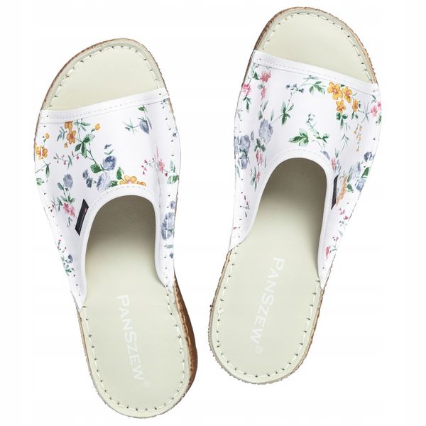 PanSzew POLSKIE Klapki Damskie ze SKÓRY Buty ze Skóry Naturalnej 36-41 zdjęcie 4