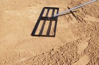 NIWELATOR Terenu Ręczny 120cm Równiarka do Kretowisk Piasku Trawnika XXL