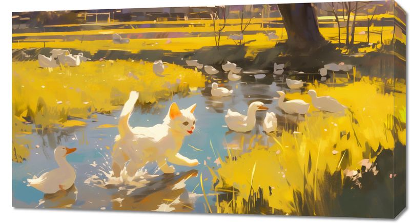 Obraz 90x50cm Słońce na Wsi zdjęcie 1