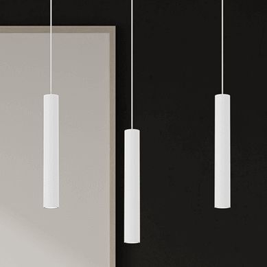 Wisząca lampa Hudson MLP8799 metalowa kaskada loft biała na Arena.pl