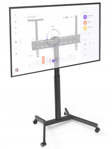 Podłogowy Mobilny Stojak TV pod Telewizor Uniwersalny Regulowany na Arena.pl