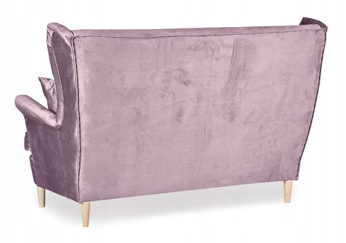 Zestaw wypoczynkowy mebli uszak Ari sofa fotele pufy Family Meble komplet na Arena.pl