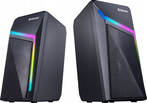 Głośniki Komputerowe 2.0 USB LED Do Komputera Laptopa PC Defender STELLAR na Arena.pl