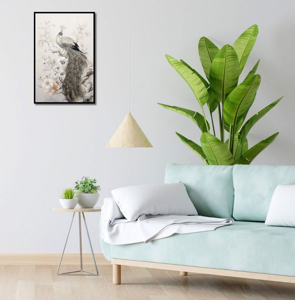 Plakat 40x60cm Pawia Gracja zdjęcie 4