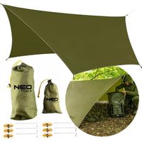 TARP TURYSTYCZNY WODOODPORNY SURVIVAL WODODPORNA PŁACHTA BIWAKOWA