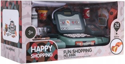 KASA SKLEPOWA DLA DZIECI KOSZYK MIKROFON CZYTNIK na Arena.pl