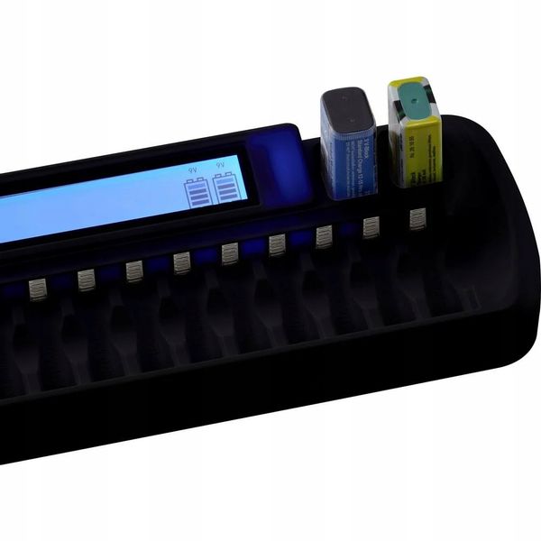 Ładowarka akumulatorów BC16 NiMH LiIon 16xAA 2x9V zdjęcie 2