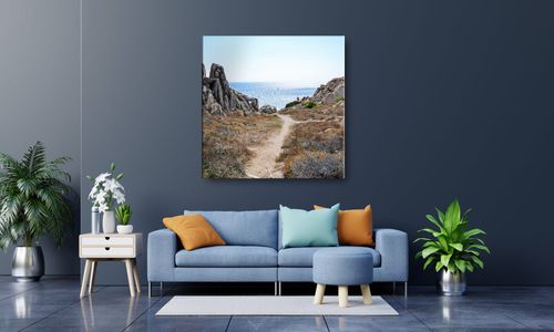 OBRAZ NA PŁÓTNIE 100 Ścieżka nad morze 40x40cm na Arena.pl