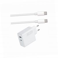 Szybka ładowarka 45W z długim kablem 2m 2 wejścia do Xiaomi Poco X5 Pro