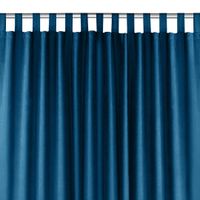 Zasłona MILANA szenilowa na szelkach 280x300 indygo  Homede