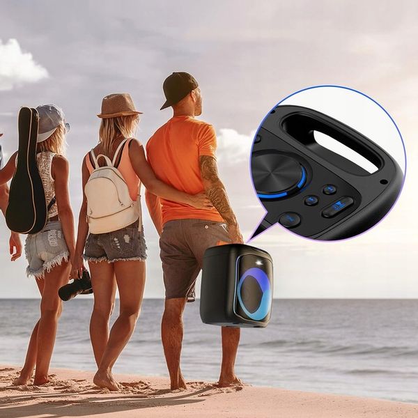 DEFENDER PartyBox Duży Głośnik Bluetooth Przenośny Bezprzewodowy 50W TWS zdjęcie 2