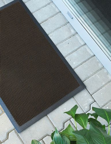 WYCIERACZKA POD DRZWI DO BUTÓW 50x80cm BRĄZ SIATKA 3D WEJŚCIOWA ZEWNĘTRZNA na Arena.pl