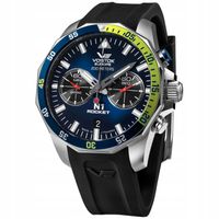 Zegarek Męski Vostok Europe 6S21-225A708SB czarny pasek