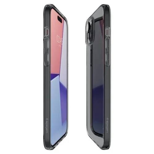 Etui Spigen Crystal Flex na iPhone 15 Plus - szaro-przezroczyste na Arena.pl