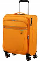 Walizka kabinowa American Tourister Aerospin 55 cm powiększana pomarańczowa