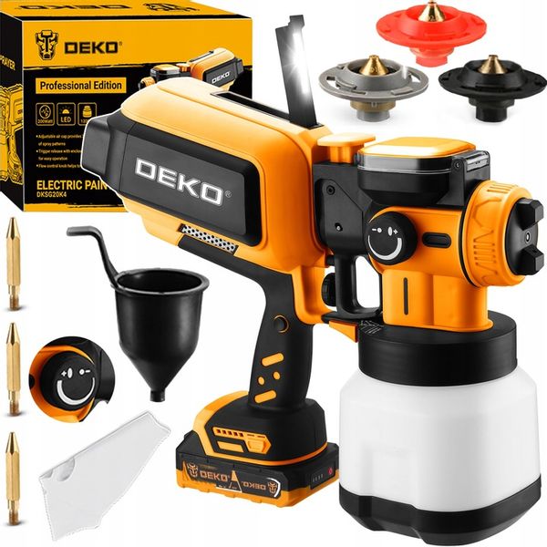 PISTOLET DO MALOWANIA ŚCIAN AGREGAT MALARSKI 3DYSZE 70 DIN ZESTAW XXL DEKO zdjęcie 1