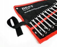 ZESTAW KLUCZY PŁASKO OCZKOWYCH KLUCZE 6-22mm 12el