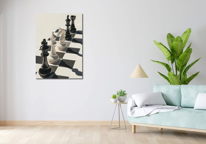 Obraz 70x100cm Szach i Mat zdjęcie 2