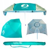 Parasol/namiot plażowy 2w1 z wentylacją 2m, UPF50+
