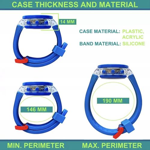 zegarek dziecięcy chłopięcy PSI PATROL dla chłopca dzieci LED chase ŚWIATŁO na Arena.pl