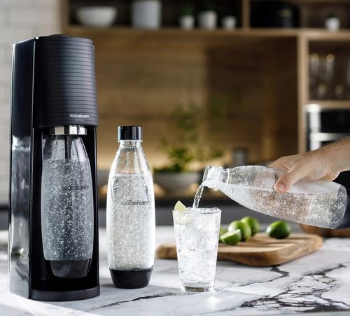 Saturator wody gazowanej Sodastream TERRA czarny 2x butelka nabój SOK na Arena.pl