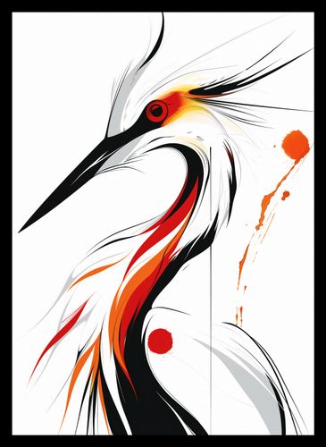 Plakat 25x35cm Bocian na Arena.pl