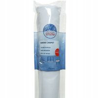 Śnieżny dywan biały ozdobny SZTUCZNY ŚNIEG pod choinkę na stół 350cm