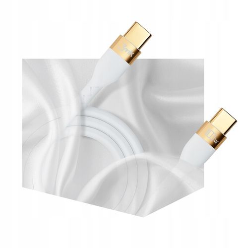 3MK HyperSilicone Cable USB-C/USB-C kabel 2m 100W Biały/White na Arena.pl