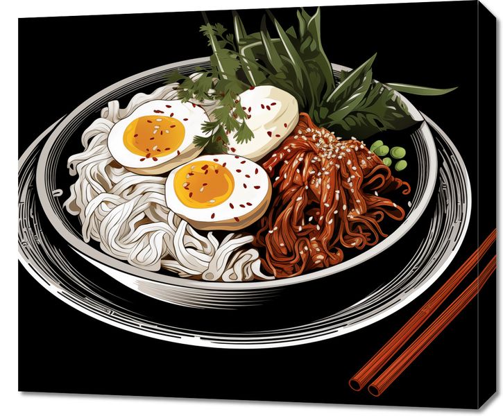 Obraz 70x60cm Ramen w Sztuce zdjęcie 1