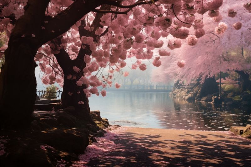 Plakat 45x30cm Spokój Sakury zdjęcie 1