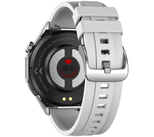 SMARTWATCH męski Rubicon F38 silver/grey silicon PROF na Arena.pl