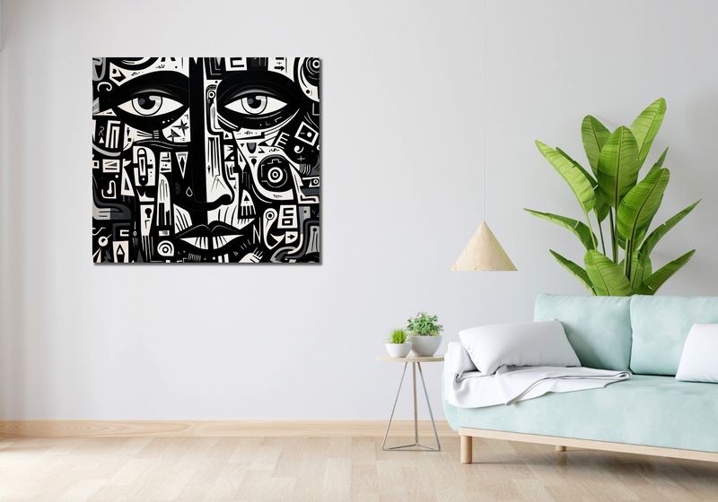 Obraz 100x90cm Labirynt Myśli zdjęcie 2