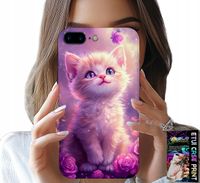 ETUI DO IPHONE ( 7 PLUS ) - SŁODKI KOTEK, KOT, WZORY ZE ZWIERZĘTAMI