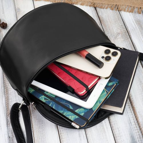 torebka damska skórzana typu crossbody czarna pojemna abruzzo abr-31 na Arena.pl