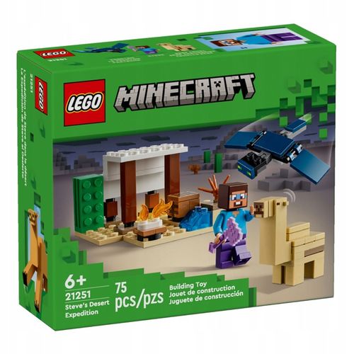 LEGO Minecraft - Pustynna wyprawa Steve'a (21251) na Arena.pl