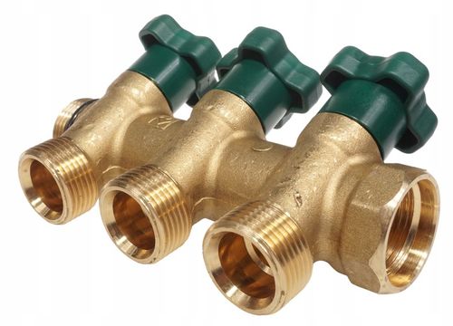 ROZDZIELACZ DO WODY UŻYTKOWEJ CIEPŁEJ ZIMNEJ HERZ 3 punkty na Arena.pl