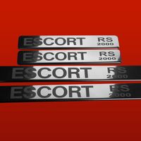 Listwa progowa FORD ESCORT MK7 ESCORT RS 2000 Stal nierdzewna 304 połysk