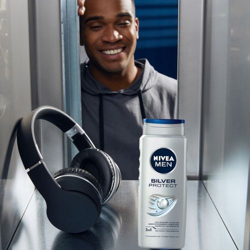 NIVEA żel pod prysznic Silver Protect 4 x 500ml na Arena.pl